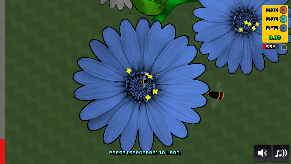 Screenshot of Beelancer gameplay